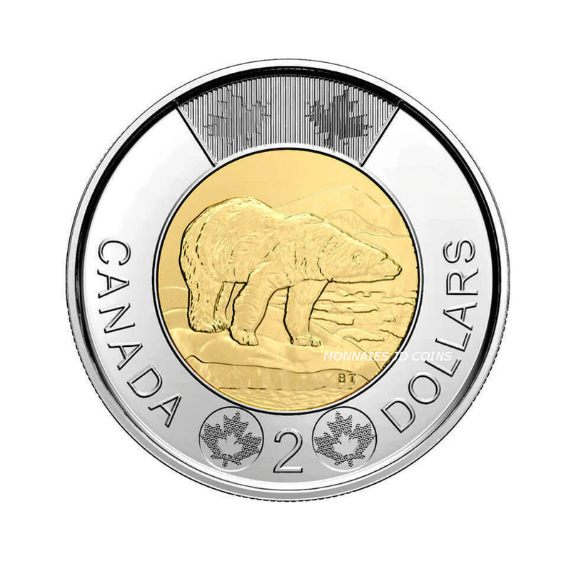 2020 Canada $2 Polar Bear Brilliant Uncirculated  Coin MS-63