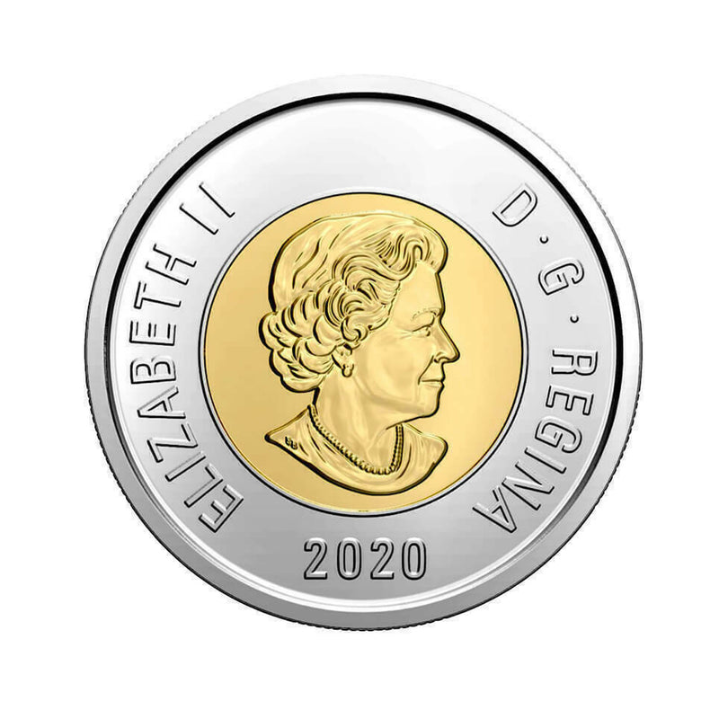 2020 Canada $2 Polar Bear Brilliant Uncirculated  Coin MS-63