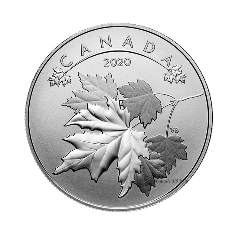 2020 Canada $10 O Canada Maple Leaves Fine Silver (No Tax)