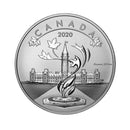 2020 Canada $10 O Canada Parliament Of Canada Fine Silver (No Tax)