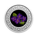2020 $3 Floral Emblems of Canada - New Brunswick Purple Violet Silver (No Tax)