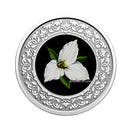 2020 $3 Floral Emblems of Canada - Ontario White Trillium Fine Silver (No Tax)