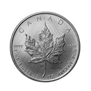 2021 Canada $5 Pure Silver Coin  'W' Mint Mark: Silver Maple Leaf (Winnipeg)