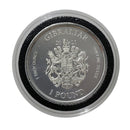 2021 Gibraltar Lady Justice 1 oz .999 Fine Silver - Coin In Capsule