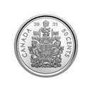 2021 Canada 50 Cent Proof 99.99% Fine Silver Coin