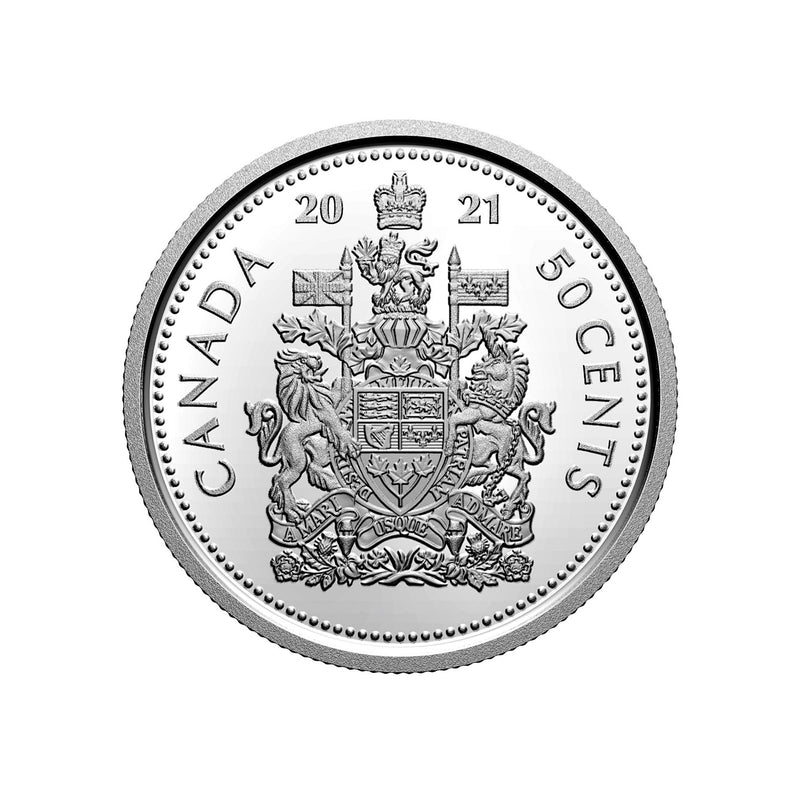 2021 Canada 50 Cent Proof 99.99% Fine Silver Coin