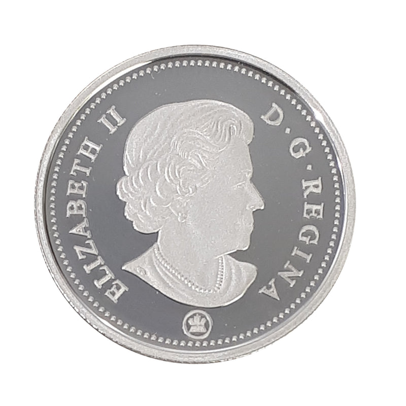 2021 Canada 25 Cents Pure Silver Proof Coin