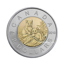 2010 Canada $2 Young Lynx Edition Special Baby Animals Specimen Coin