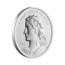 2021 Canada  $1 Peace Proof Dollar Ultra Hight Relief Fine Silver Coin