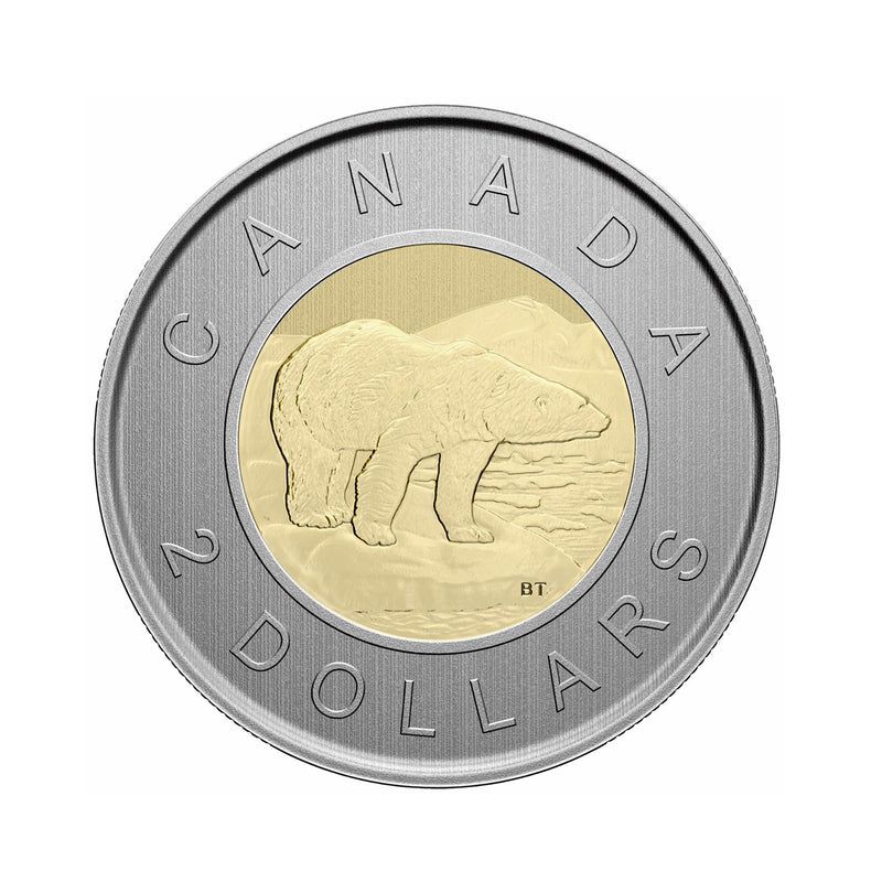 2021 Canada $2 Bimetallic Old Generation Toonies Specimen Coin