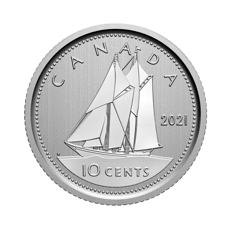 2021 Canada 10 Cents Specimen