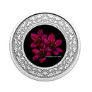 2021 $3 Floral Emblems of Canada - Nunavut-Purple Saxifrage Fine Silver (No Tax)
