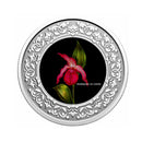 2021 $3 Floral Emblems of Canada - PEI Lady's Slipper Fine Silver (No Tax)