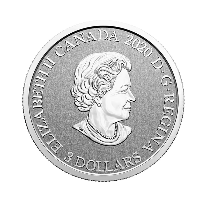 2021 $3 Floral Emblems of Canada - Yukon-Fireweed Fine Silver (No Tax)