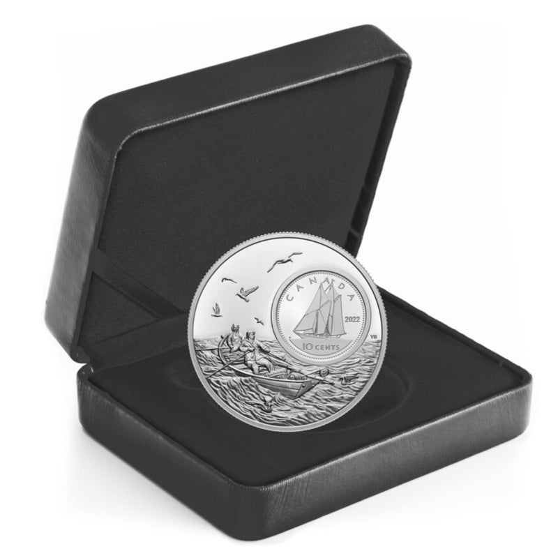 2022 Canada 10-cent The Bigger Picture - Bluenose 5oz Fine Silver