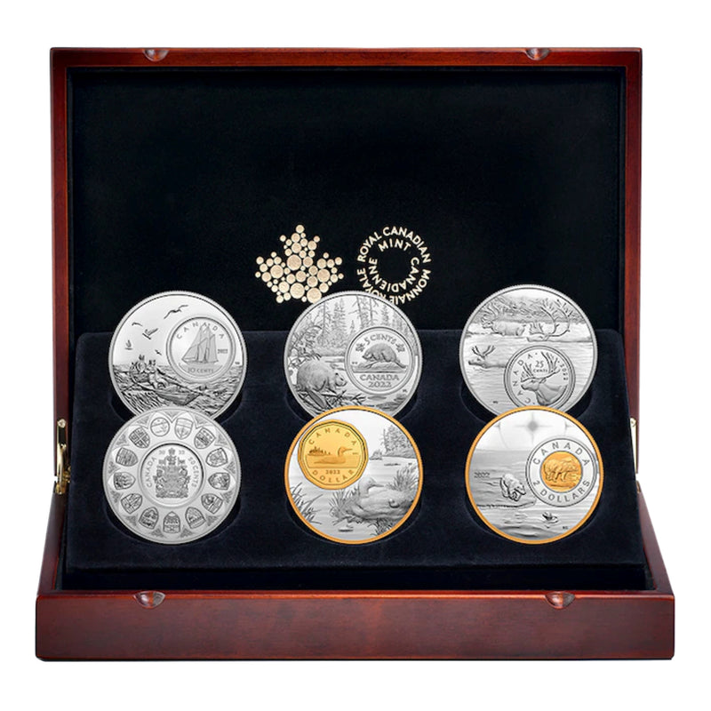 2022 Canada The Bigger Picture 6 Coin Set 5oz Fine Silver