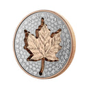 2022 Canada $20 Super Incuse 1oz. Rose Gold Plated Silver Maple Leaf  (No Tax)