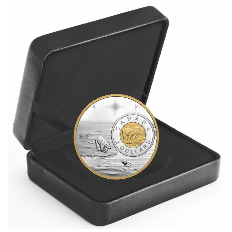 2022 Canada $2 Polar Bear The Bigger Picture - Polar Bear 5oz Fine Silver