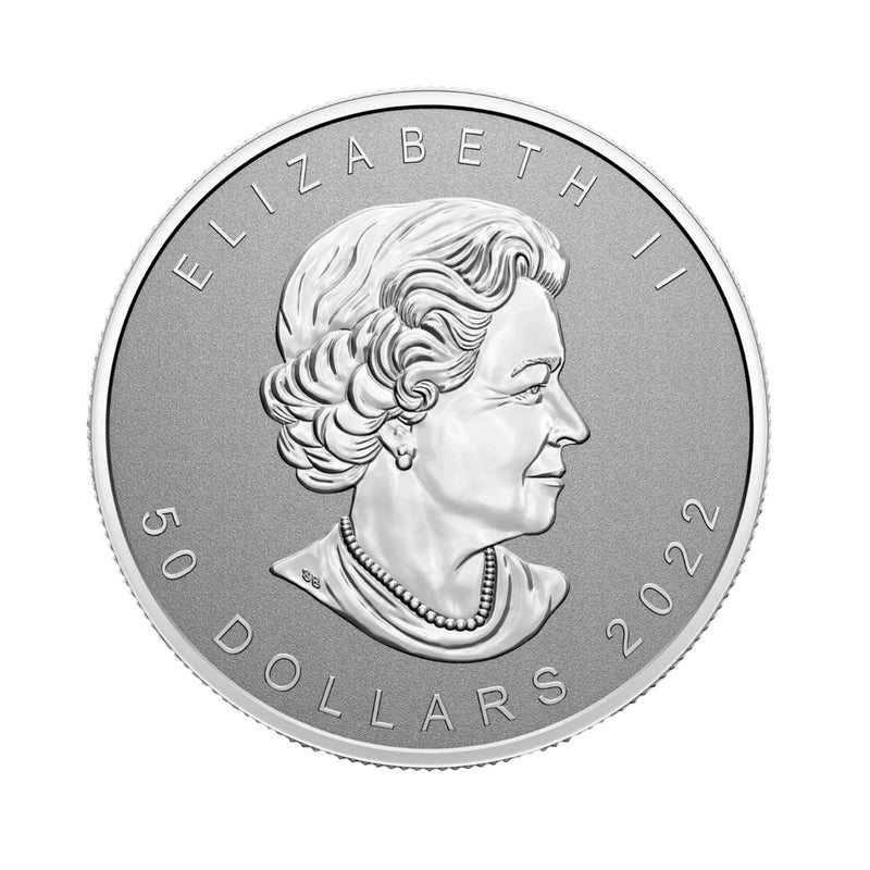 Canada 2022 $50 Ultra High Relief 5oz Silver Maple Leaf 5oz .9999 Fine Silver Coin (No Tax)