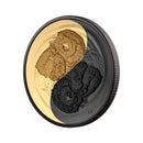 2022 Canada $20 Black and Gold The Sea Otter Fine Silver Coin (No Tax)