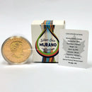 1 Oz Silver Coin 2022 $5 Canada Maple Leaf Murano Glass Series - Bighorn Sheep