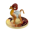 1 Oz Silver Coin 2022 $5 Canada Maple Leaf Murano Glass Series - Bighorn Sheep