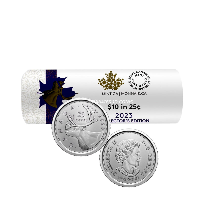 2023 Charles III Collector's Edition Canada 1 Roll 25 Cent Special Wrap Roll