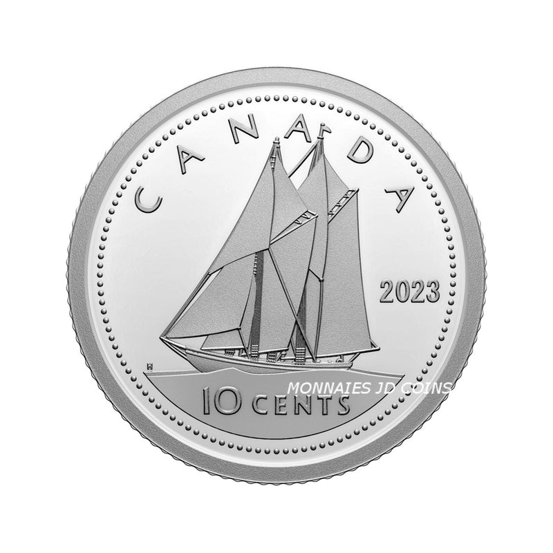 2023 Canada 10 Cent Proof No Silver