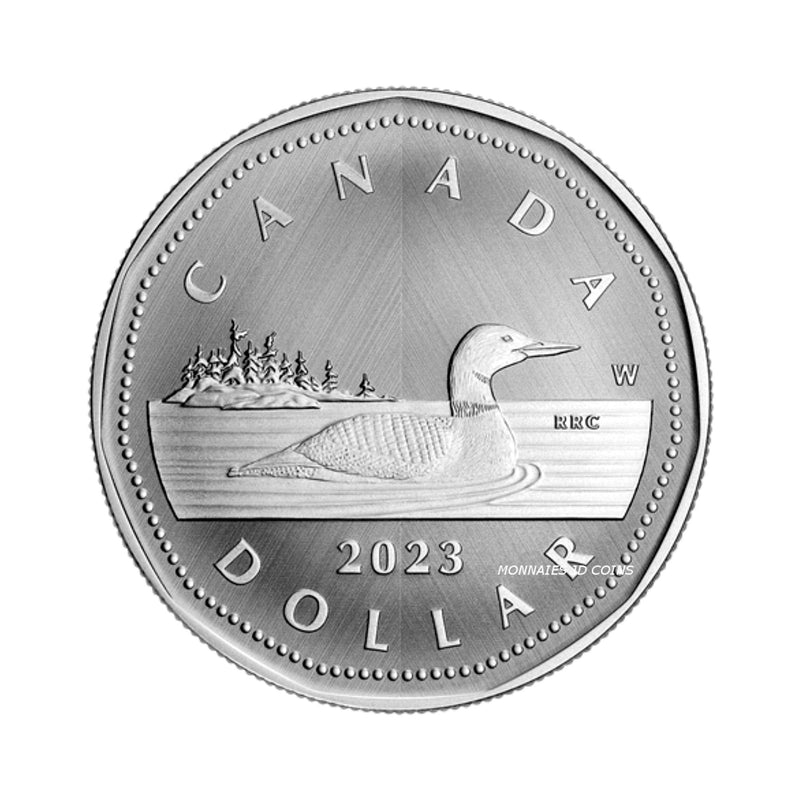 2023 Canada $1 Tribute W Mint Mark Loon 1 oz. Fine Silver Coin (No Tax)