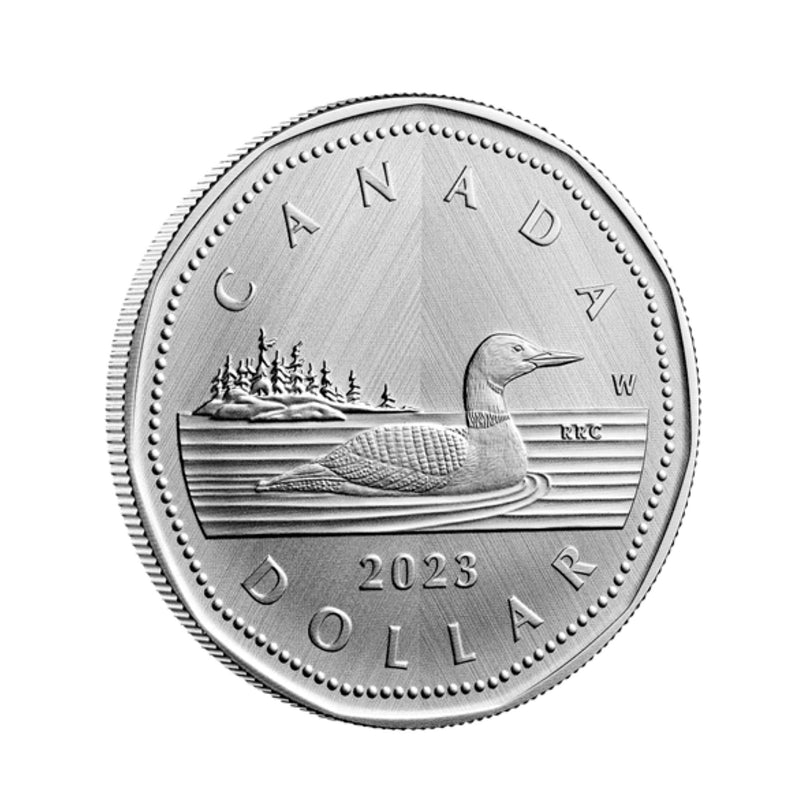 2023 Canada $1 Tribute W Mint Mark Loon 1 oz. Fine Silver Coin (No Tax)