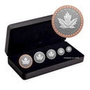 2023 Canada 35th Anniversary Of The Silver Maple Leaf Fine Silver 99.99% Fractional Set