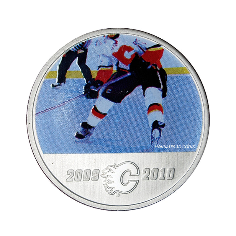 2010 Canada 50 Cent Official Limited Edition Calgary Flammes Coin