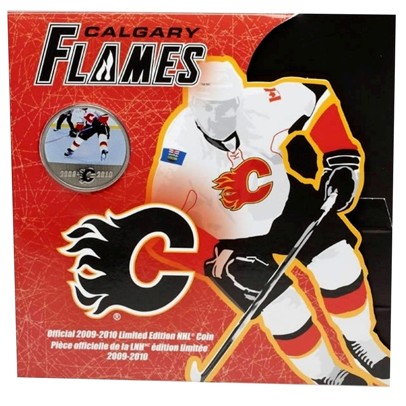 2010 Canada 50 Cent Official Limited Edition Calgary Flammes Coin