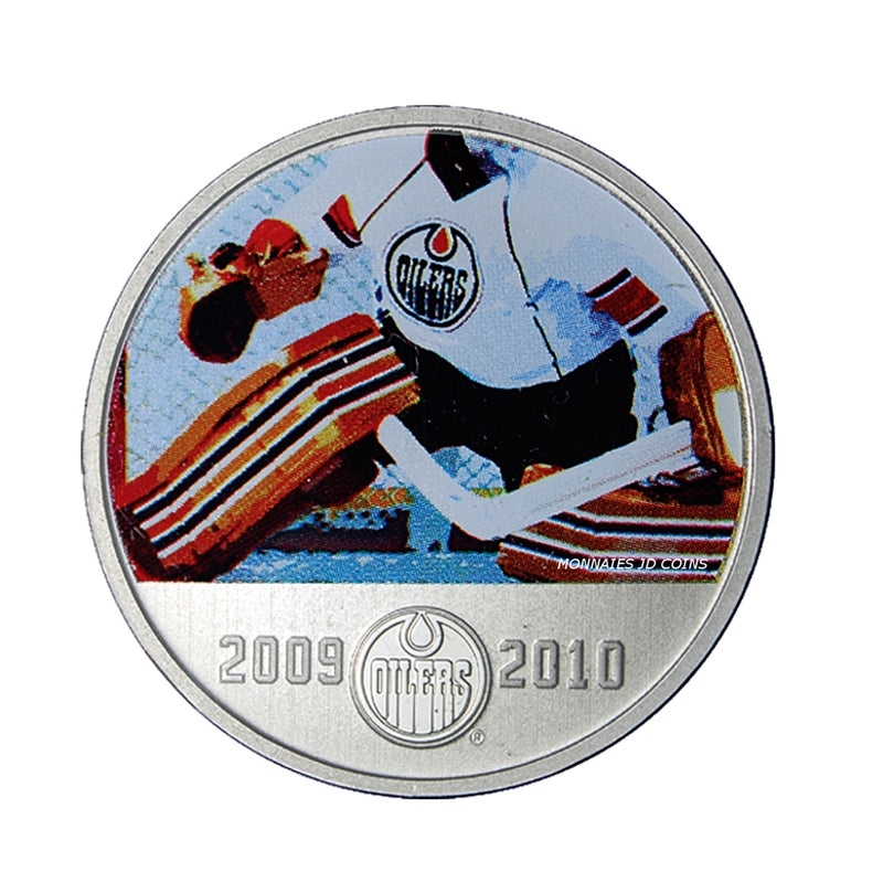 2010 Canada 50 Cent Official Limited Edition Edmonton Oilers Coin