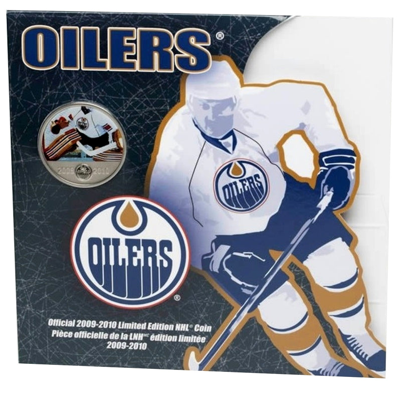 2010 Canada 50 Cent Official Limited Edition Edmonton Oilers Coin