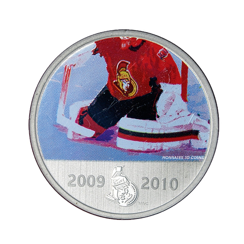 2010 Canada 50 Cent Official Limited Edition Ottawa Senators Coin