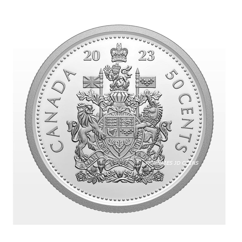 2023 Canada 50 Cent Proof No Silver Coin