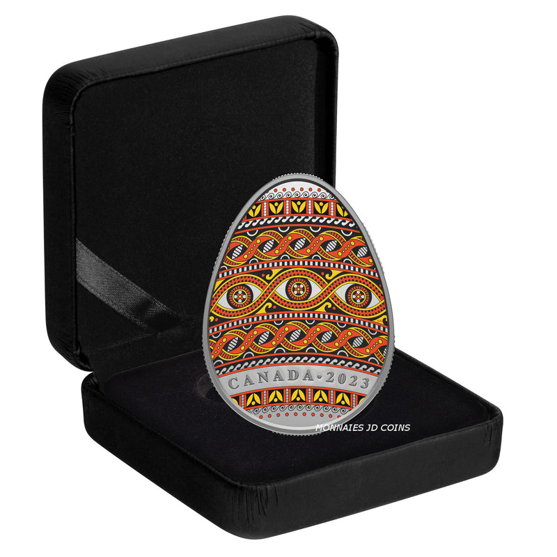 2023 Canada $20 Pysanka Fine Silver Coin (No Tax)