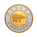 2023 Canada $2 Proof Gold Plated Fine Silver 99.99% Coin **(No Tax)**