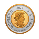 2023 Canada $2 Proof Gold Plated Fine Silver 99.99% Coin **(No Tax)**
