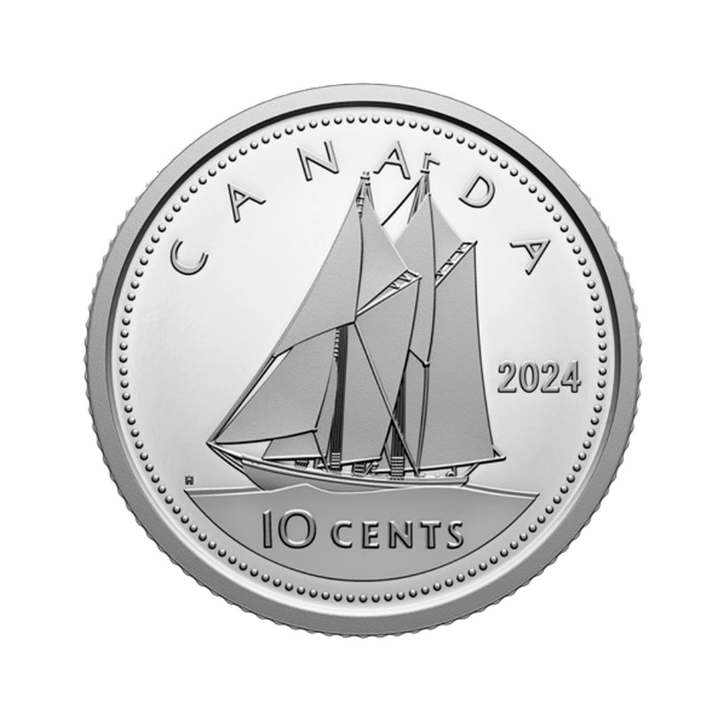 2024 Canada 10 Cent Proof 99.99% Fine Silver