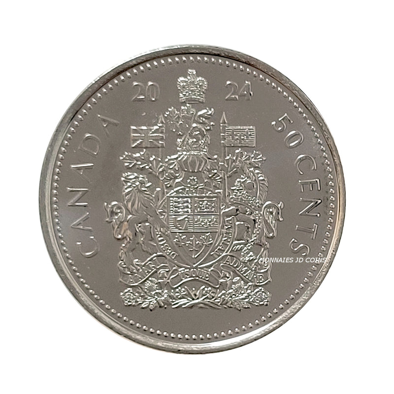 2024 Canada 50 Cent King Charles III Coin Choise BU (MS-64)