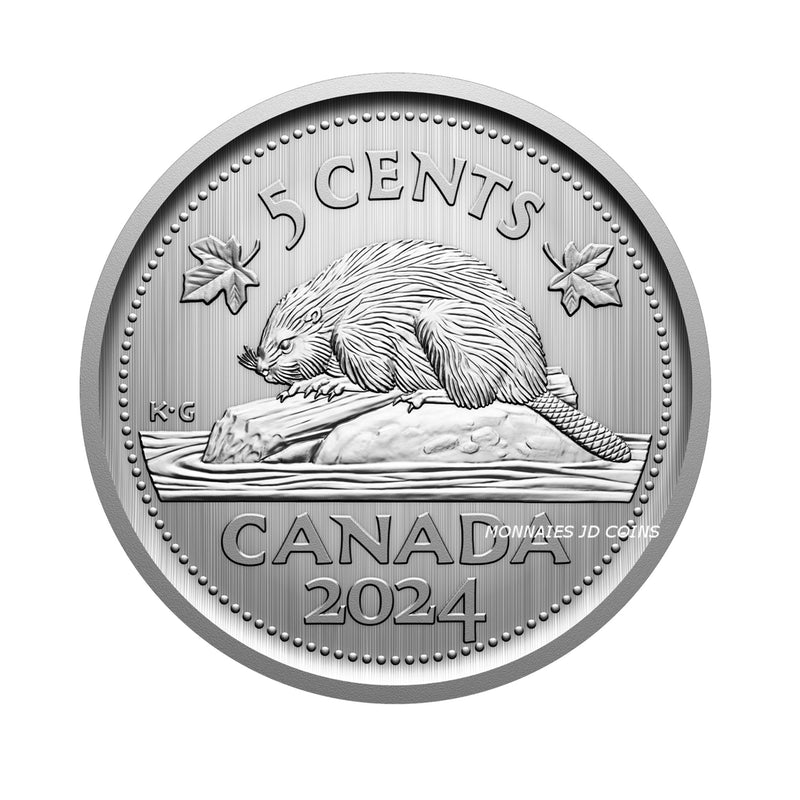 2024 Canada 5 Cents King Charles III Specimen Coin