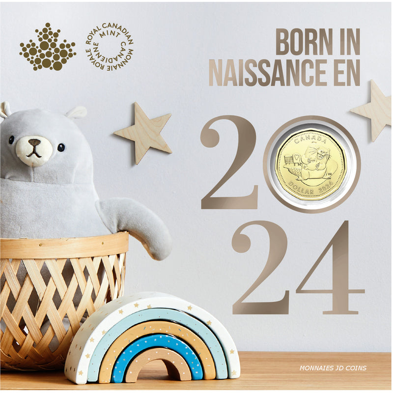 2024 Canada Baby Gift Set With Special Loon Dollar