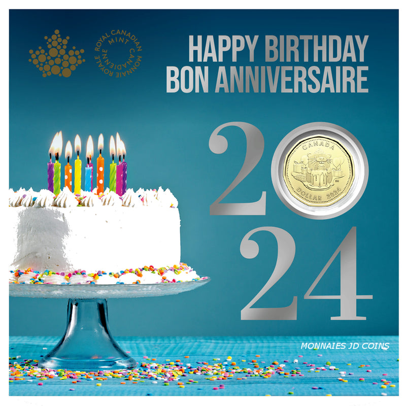 2024 Canada Birthday Gift Set With Special Loon Dollar