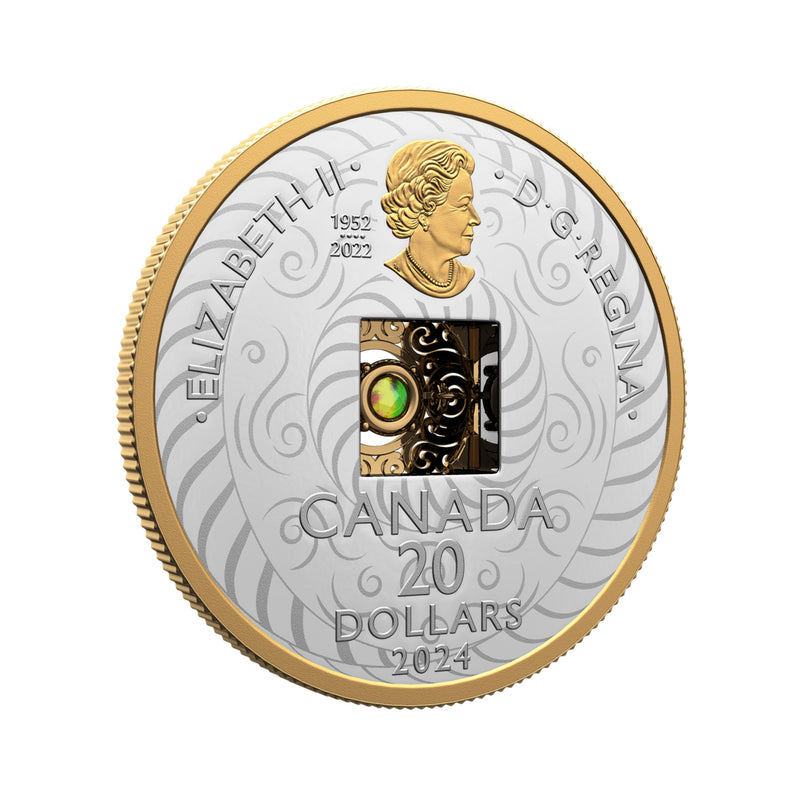 2024 Canada $20 Dancing Ammolite Elements of Nature  Air Fine Silver