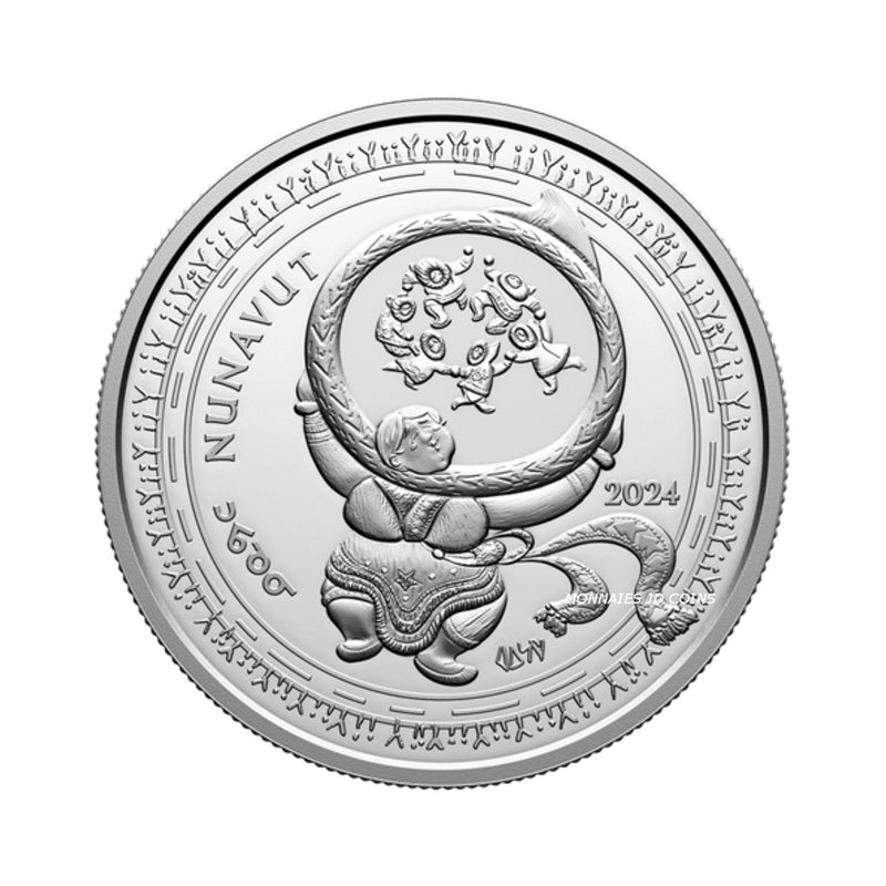 2024 Canada $20 Nunavut  1 oz. Fine Silver Coin (No Tax)