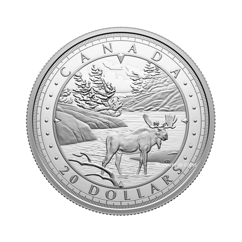 2024 Canada $20 This Is Canada Wondrous Waters  Great Lakes 1 oz. Fine Silver Coin (No Tax)