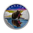 2024 Canada $20 Wildlife Reflections Grizzly Bear Fine Silver (No Tax)