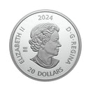 2024 Canada $20 Wildlife Reflections Grizzly Bear Fine Silver (No Tax)